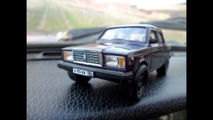 Фотоотчет на ВАЗ-2107 от Welly Масштаб 1/36.(Стендовый моделизм)