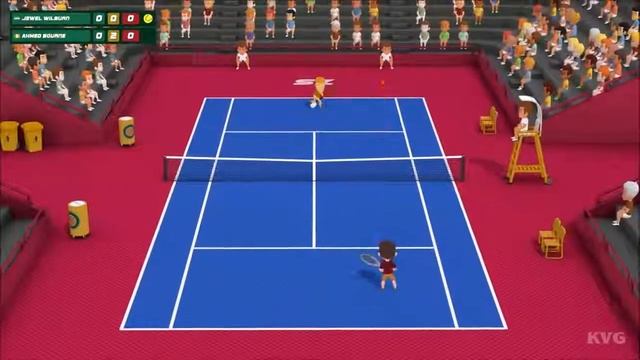 SUPER TENNIS BLAST : Gameplay Tennis Noob Mainnya Gua - PC смотреть онлайн