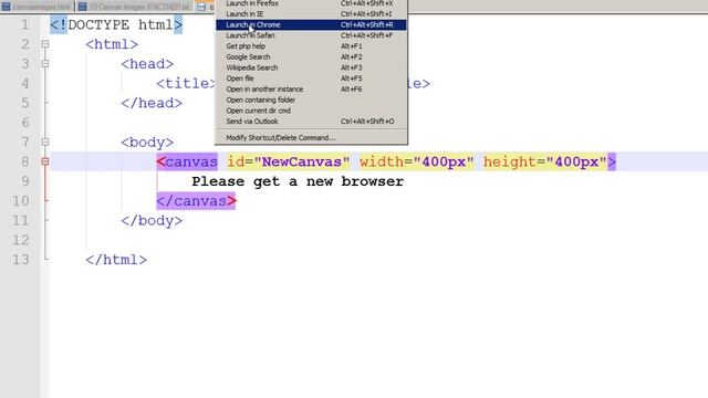 HTML5 Canvas Image and drawimage method 2 tutorial 15