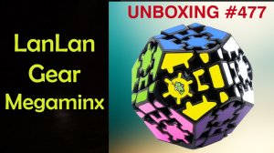 Unboxing №477 Гир Мегаминкс - Шестеренчатый Мегаминкс | LanLan Gear Megaminx