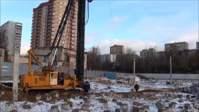 NISSHA DHP-80 бурение+забивка сваи 12м