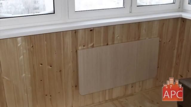 Встроенный шкаф купе на балконе На заказ