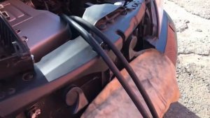 Чистка и промывка радиатора печки Лексус