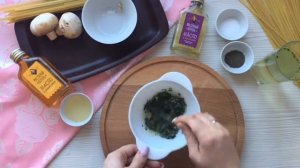 Паста с соусом песто. Постное блюдо