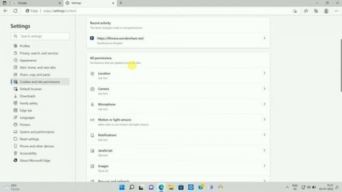 How to enable or disable JavaScript in Microsoft Edge desktop browser ?