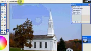 PAINT.NET TUTORIAL on Selection Tools One in Paint.net