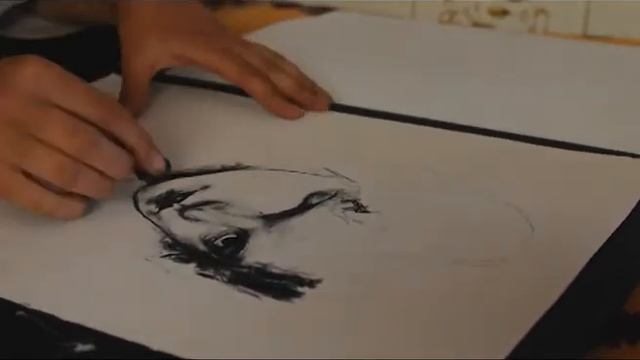 Копия портрета. Уголь смотреть онлайн