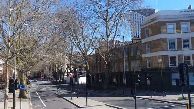London Bus Ride -  Route 1 - New Oxford Street to St James Rd Bermondsey