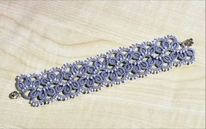 Фриволите. Чокер \ Браслет "Волны". МАСТЕР КЛАСС. DIY. Frivolite