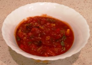 Соус сальса, Кетчуп отдыхает, кухня Мексики. Прекрасен к мясу.