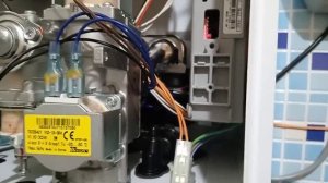 Запуск котла на работу ГВС, Навьен Делюкс С  Comfort 13k.