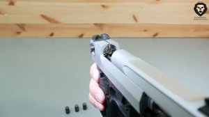Охолощённый пистолет Курс С Desert Eagle с отстрелом видео обзор