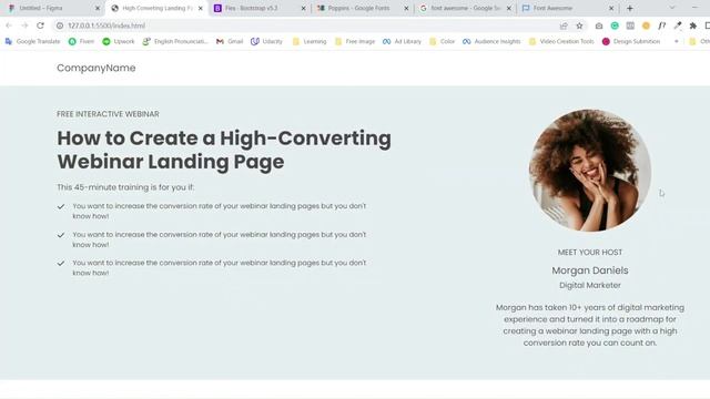 Bootstrap tutorial for beginners 2023 | bootstrap 5: how to create landing page for bootstrap