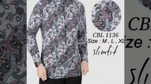 Kemeja Batik Pria Slimfit - 03 Best Seller