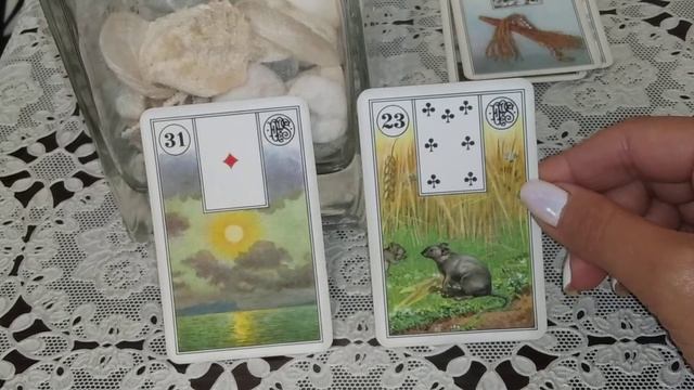 Лучи предзакатного солнца в колоде Ленорман - Victorian Tarot