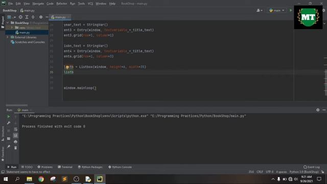 Book Shop Project in Python | Part-1 | Book Store Management System