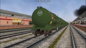 oil Tenker train with मालदा wdm3d locomotive Short journey in Microsoft Train simulator PC game pla