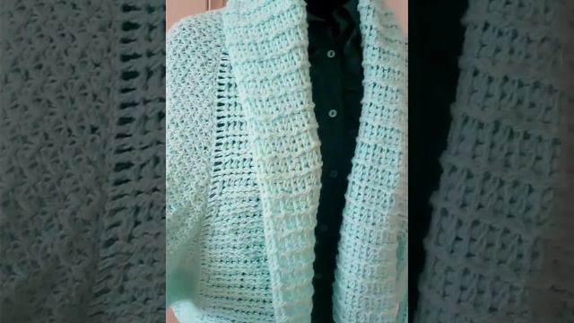 Crocheted Cardigan. Cardigan. Вязаный Кардиган крючком видео. Рукав летучая мышь.