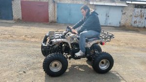 Квадроцикл IRBIS ATV150U (первый заезд) Ирбис 150 сс и обзор по ссылке