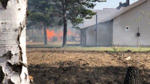 Небольшой пожар на Полигоне (Колодищи-2)