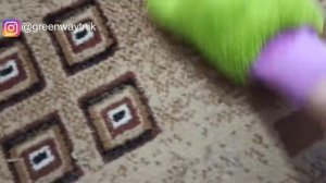 КАК ПОЧИСТИТЬ КОВЕР БЕЗ ПЫЛЕСОСА  Варежка для уборки ТВИСТ