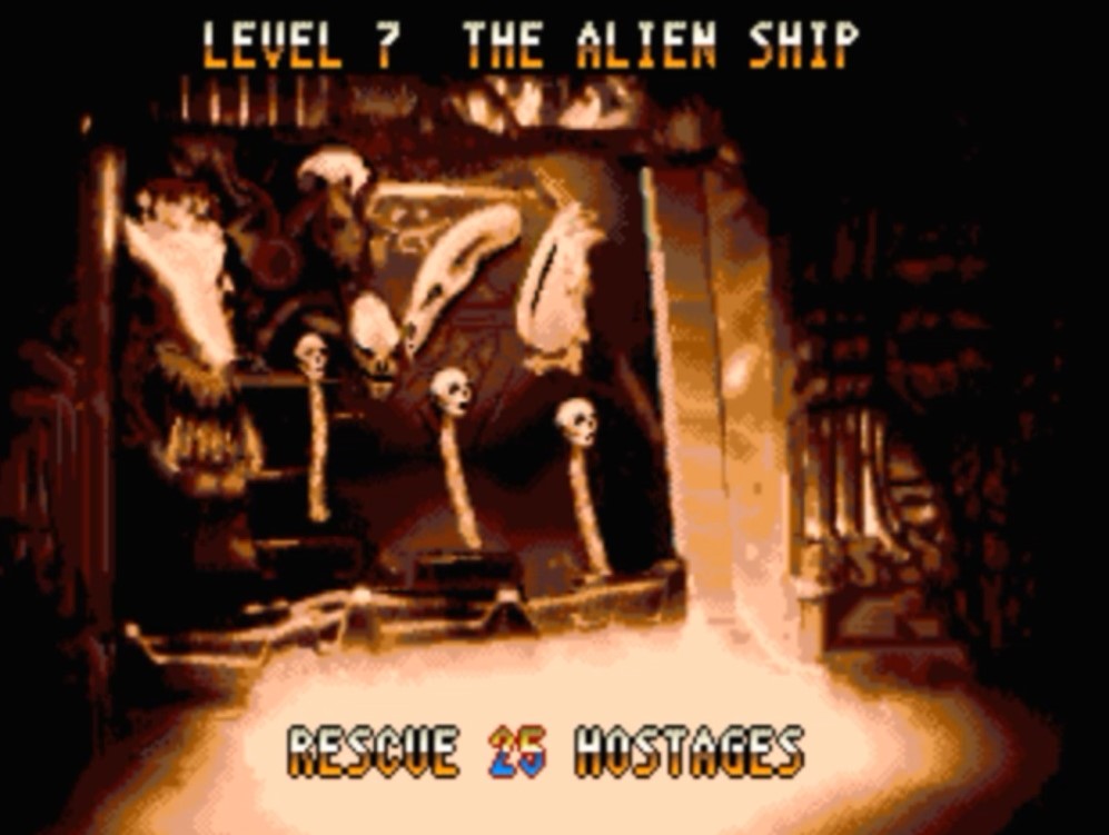 Sega Mega Drive 2 (Smd) 16-bit Predator 2 / Хищник 2 Уровень 7 / Level 7 The Alien Ship