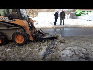 Как работает скрепер-ледокол