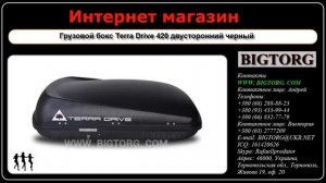 Грузовой бокс Terra Drive 420 двусторонний черный