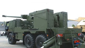 Испытания перспективной колесной самоходной гаубицы 2С43 Мальва