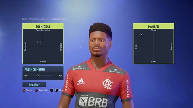 Tutorial face + stats Marinho (Flamengo) FIFA 22 смотреть онлайн