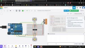 Simple bot operating on Arduino