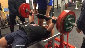 Equipped benchpress