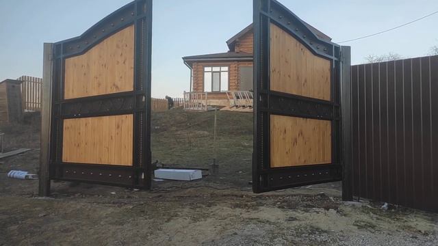 распошные ворота с автоматикой