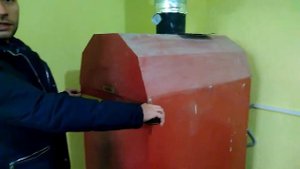 Котел буржуй-К 32 Кв, 2 разных котла, хотя одинаковый шильдик.