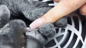 Убираем длину ногтя фрезой #советы_янылузан