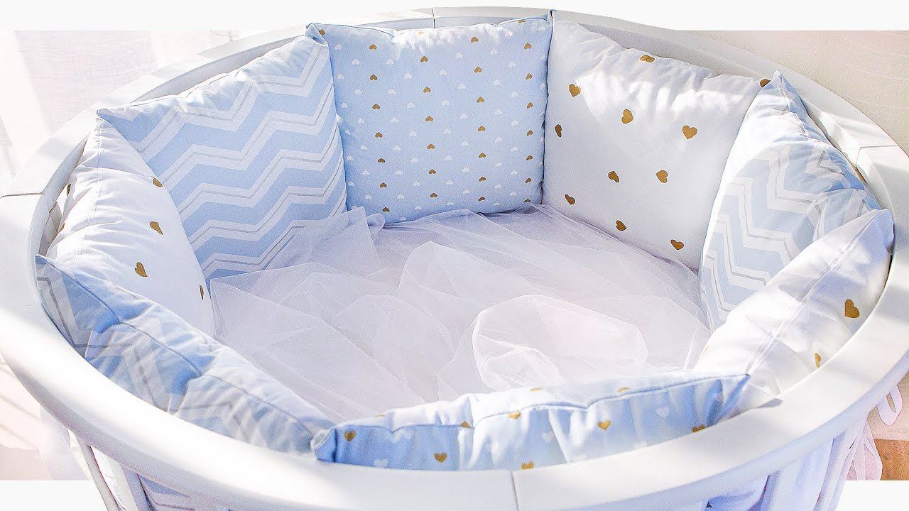 Как просто и быстро сшить классные бортики? Бортики подушки для детской кроватки смотреть онлайн