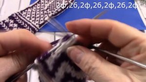 ВАРЕЖКИ с Жаккардом Без Протяжек с Узором "Латышская Косичка".часть 2.