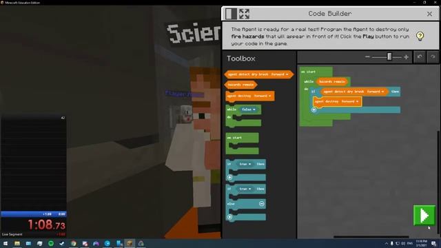 Minecraft: Education Edition Demo% 2.20.27 WR смотреть онлайн