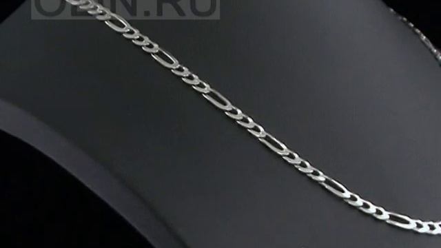 Цепочка "Фигаро" из серебра смотреть онлайн