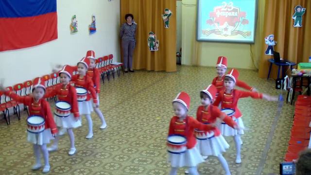 Барабанщицы. Вход на 23 февраля.