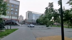 Липецк. Обзор центр города. Комсомольский пруд. Нижний парк Липецк. Театральная площадь.