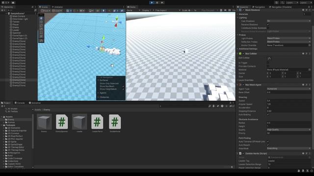 Стайный Интеллект : Создание Реалистичных Врагов в Unity3D смотреть онлайн