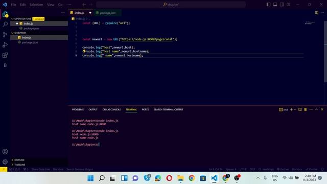 URL Module in Node.js || Tutorial for Beginners || Tutorial in Hindi 2023