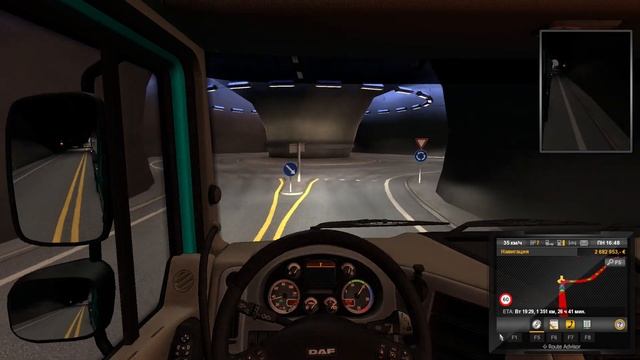 298.1/ ETS 2 V1.34/ DAF XF105/ Чудеса логистики - везу песок (44т.) из Норвегии в Финляндию смотреть онлайн