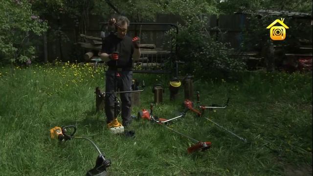 Бензиновые травокосилки. Видео обзор типов бензокос - Садовые Механизмы