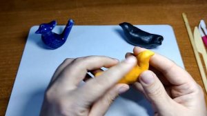 Заготовка для свистульки из классического пластилина