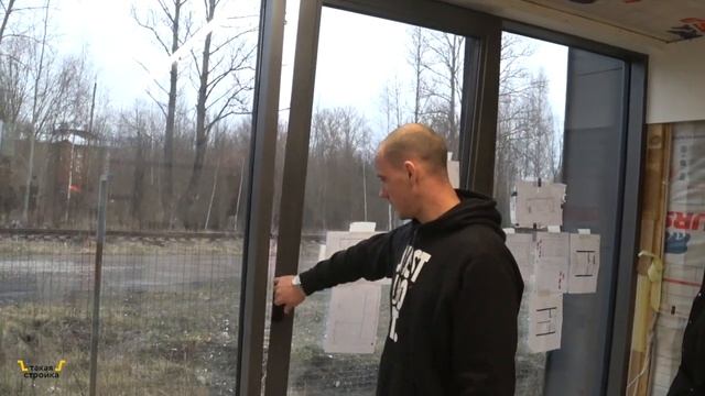 Стеклянный фасад дома. Теплое остекление фасадов в каркасном доме Утепленный барнхаус (амбарный дом