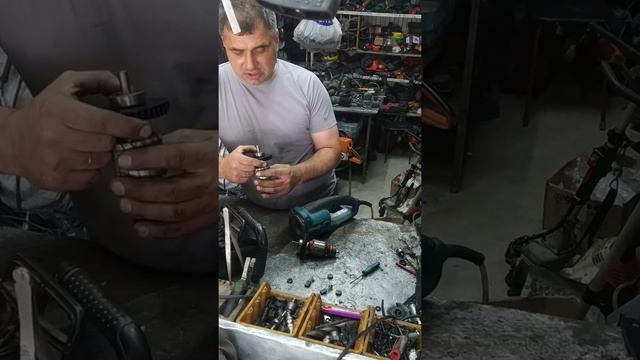 Цепная пила Makita UC 4530A замена якоря смотреть онлайн