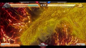 Godzilla Earth vs Void Ghidorah with Healthbars