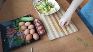 САЛАТ - ДОШИРАК / Салат из лапши быстрого приготовления / RAMEN SALAD